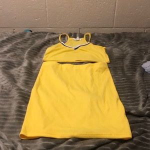 Two piece pencil skirt and tank, crop top